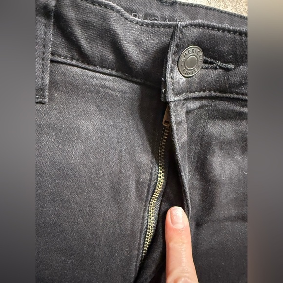 American Eagle Outfitters Women’s Supet Hi-Rise jegging Black  Jeans - Picture 9 of 13